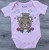 Боді Findik «Ведмедики» рожевий, дівчинка 3-6-9-12-18 місяців, фото