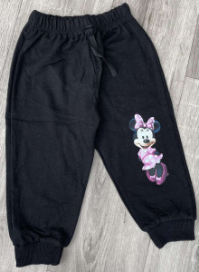 Спортивные штаны Eser «Minnie» чёрный, девочка 1-2-3-4 года