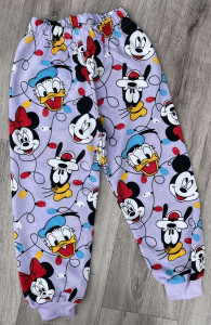 Спортивные штаны Eser «Mickey&Minnie» сиреневый, девочка 1-2-3-4 года