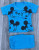 Костюм «Mickey» блакитний, хлопчик 6-9-12-24 місяців, фото