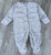 Человечек «Сердечки» серый, девочка 0-3-6-9 месяцев, фото
