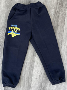 Спортивные штаны «Украина» чёрный, мальчик 2-3-4-5-6 лет