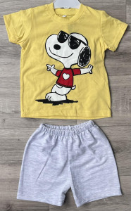 Костюм Gules «Snoopy» жёлтый, мальчик 1-2-3 года