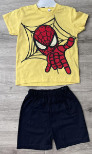 Костюм Gules «Spider-man» жёлтый, мальчик 1-2-3 года