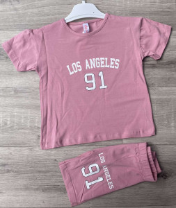 Костюм My Bella «Los Angeles 91» тёмно-розовый, девочка 2-3-4-5 лет