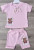 Костюм Minitix «Мишка» розовый, девочка 9-12-18-24 месяцев, фото