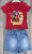 Костюм Mini Joy «Yelp Help» красный, мальчик 1-2-3-4 года, фото