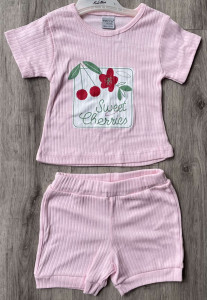 Костюм Herry Baby "Sweet Cherries" рожевий, дівчинка 6-9-12-18 місяців