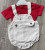 Боді+футболочка Ronix «Кишенька» червоний, хлопчик 9-12-18-24 місяців, фото