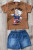 Костюм Minitini Baby «Top Scorer» коричневий, хлопчик 1-2-3-4 роки, фото