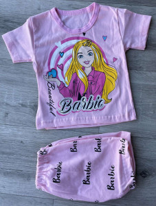 Костюм "Barbi" рожевий, дівчинка 6-9-12-18 місяців