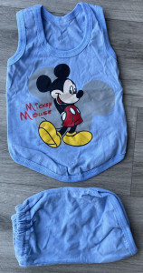 Костюм "Mickey" блакитний, хлопчик 9-12-18 місяців