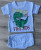 Костюм "Dino Friends" блакитний, хлопчик 6-9-12-24 місяців, фото