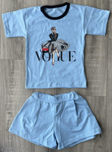 Костюм «Vogue» блакитний, дівчинка 2-3-4-5 років