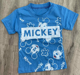 Футболка «Mickey» блакитний, хлопчик 1-2-3-4-5 років