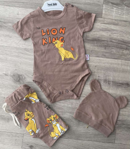 Комплект Murat «Lion King» коричневый, мальчик 3-6-9-12 месяцев