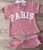 Костюм Osso «Paris» тёмно-розовый, девочка 9-12-18-24 месяцев, фото