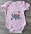Боді Findik «Слоник» рожевий, дівчинка 3-6-9-12-18 місяців, фото