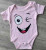 Боді Findik «Мордочка» рожевий, дівчинка 3-6-9-12-18 місяців, фото
