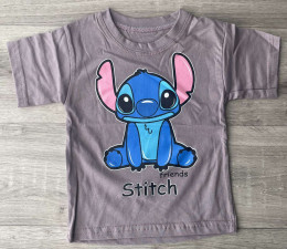 Футболка «Stitch» капучино, хлопчик 1-2-3-4-5 років
