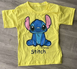 Футболка «Stitch» лимонний, хлопчик 1-2-3-4-5 років