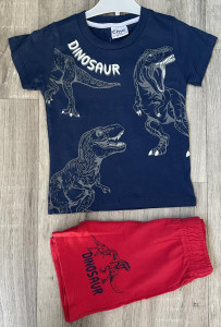 Костюм MRK «Dinosaur» тёмно-синий, мальчик 3-4-5-6-7 лет