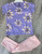 Костюм MRK «Квіточки» фіолетовий, дівчинка 3-4-5-6-7 років, фото
