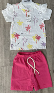 Костюм Dolas "Palms beach" малиновий, дівчинка 6-9-12 місяців