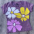 Футболка CMK «Цветочки» фиолетовый, девочка 4-6-8-10-12 лет, фото