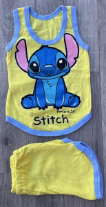 Костюм "Stitch" жовтий, унісекс 9-18-24 місяців