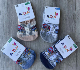 Шкарпетки ADN «Машинки» мікс кольорів, хлопчик 0-12 місяців