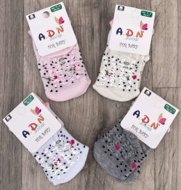 Шкарпетки ADN «Горошок» мікс кольорів, дівчинка 1-2 роки