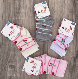Шкарпетки ADN «Вишеньки» мікс кольорів, дівчинка 3-4 роки