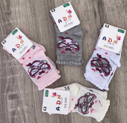 Шкарпетки ADN «Кішечка» мікс кольорів, дівчинка 3-4 роки