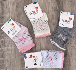 Шкарпетки ADN «Бантик» мікс кольорів, дівчинка 0-12 місяців