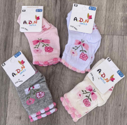 Шкарпетки ADN «Квіточки» мікс кольорів, дівчинка 0-12 місяців