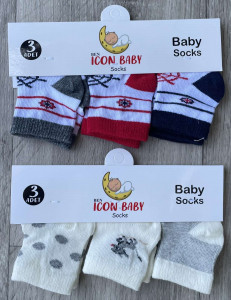 Шкарпетки Icon Baby «Морський» мікс кольорів, хлопчик 0-12 місяців