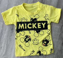 Футболка «Mickey» жёлтый, мальчик 1-2-3-4-5 лет