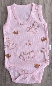Боді Nayinom «Ведмедики» рожевий, дівчинка 1-1,5-2-3 роки