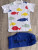 Костюм Minisempatir «Fish» синий, мальчик 9-12-18 месяцев, фото