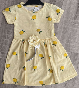 Платье Miss Mini Kids «Лимончики» жёлтый, 3-4-5-6-7 лет