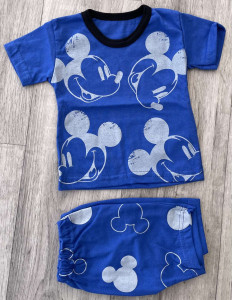 Костюм «Mickey» синий, мальчик 6-9-12-24 месяцев