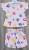 Костюм Minice «Квіточки-серця» персиковий, дівчинка 9-12-18 місяців, фото