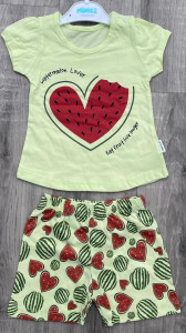 Костюм Minice "Watermelon love" лимонний, дівчинка 9-12-18 місяців