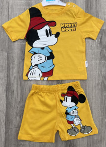 Костюм Minice «Mickey» жёлтый, мальчик 9-12-18 месяцев