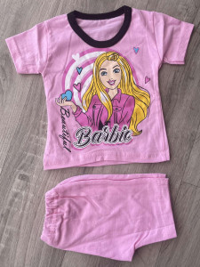 Костюм «Barbie» рожевий, дівчинка 6-9-12-24 місяців