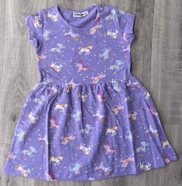 Платье Liliboom «Единорожки» фиолетовый, 3-4-5-6-7 лет