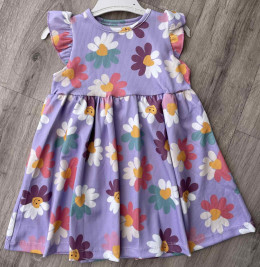 Платье CHN «Цветочки» сиреневый, 3-4-5-6 лет