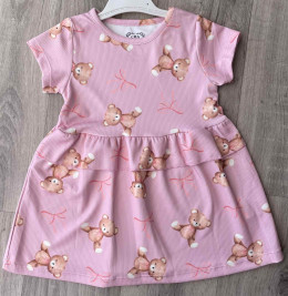 Сукня CHN «Ведмедики» рожевий, 3-4-5-6 років