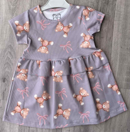 Платье CHN «Мишки» капучино, 3-4-5-6 лет